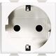 Priza modulara 2P+E CanaLux, alb, 2M, CX-100052-06