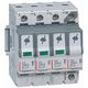 Descarcator la supratensiune Legrand, 3+1, debrosabil fara semnalizare, 3P+N, tip C, 320V, 412227