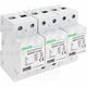 Descarcator la supratensiune Tracon, 2+1, compact cu semnalizare, 3P, tip B+C, 385VAC, ESPD1+2-50-3P