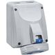 Priza monofazica Legrand, IP66/67, aplicata, 2P+E, 63A , 058740