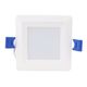 Spot LED, tip panel, incastrat, patrat, alb, 3W, 4000K, IP20, DLNS, Tracon