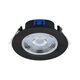 Spot LED, mobil, incastrat, rotund, negru, 5W, 4000K, IP20, Braytron