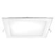Spot LED, tip panel, incastrat, patrat, alb, 24W, 4000K, IP20, Braytron