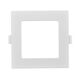 Spot LED, tip panel, incastrat, patrat, alb, 6W, 4000K, IP40, Braytron