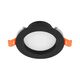 Spot LED, tip panel, incastrat, rotund, negru, 8W, 4000K, Faton, Braytron