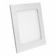 Spot LED, tip panel, incastrat, patrat, alb, 24W, 6400K, IP20, Comtec