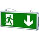 Corp de iluminat de emergenta LED, 3W, suspendat tavan, doua fete, Exit inapoi, 1.5 ore, IP20, Comtec