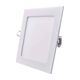 Spot LED, tip panel, incastrat, patrat, alb, 12W, 3000K, IP20, Emos, ZD2131