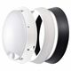 Plafoniera LED cu senzor de miscare, aplicata, rotunda, alb/negru, 14W, 3000K, IP54, Emos
