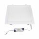 Spot LED, tip panel, incastrat, patrat, 170x170x20mm, alb, 12W, 3000K, IP20, Lumen