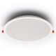 Spot LED, tip panel, incastrat, rotund, alb, 24W, 3000K, cu sistem de pornire incorporat, IP20, Lumen