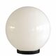 Glob cu soclu, E27, alb laptos, 250mm, IP65, Lumen