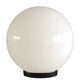 Glob cu soclu, E27, alb laptos, 300mm, IP65, Lumen