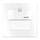 Spot LED cu senzor de miscare, patrat, alb, 1W, 10VDC, incastrat trepte/perete, 4000K, IP20, MJ, Skoff