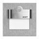 Spot LED cu senzor de miscare, patrat, argintiu, 1W, 10VDC, incastrat trepte/perete, 4000K, IP20, MJ, Skoff