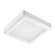 Spot LED, tip plafoniera, aplicat, patrat, alb, 12W, 4000K, IP54, Louis, GTV