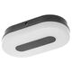 Plafoniera LED, aplicata, elipsa, negru, 10W, 4000K, IP65, Twist, GTV
