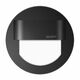 Spot LED, rotund, negru, 1.8W, 230VAC, incastrat trepte/perete, 4000K, IP20, MA, Skoff
