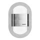 Spot LED, elipsa, argintiu, 1.6W, 10VDC, incastrat trepte/perete, 4000K, IP66, MH, Skoff