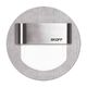 Spot LED, rotund, argintiu, 0.8W, 10VDC, incastrat trepte/perete, 4000K, IP66, MH, Skoff