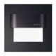 Spot LED, patrat, negru, 0.8W, 10VDC, incastrat trepte/perete, albastra, IP66, MH, Skoff