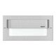 Spot LED, dreptunghiular, argintiu, 1.6W, 10VDC, incastrat trepte/perete, albastra, IP66, MH, Skoff