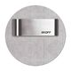 Spot LED, rotund, argintiu, 0.8W, 10VDC, incastrat trepte/perete, albastra, IP20, MI, Skoff