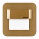 Spot LED, patrat, alama, 0.8W, 10VDC, incastrat trepte/perete, 4000K, IP20, ML, Skoff