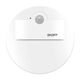 Spot LED cu senzor de miscare, rotund, alb, 2.4W, 230VAC, incastrat trepte/perete, 6000K, IP20, MN, Skoff