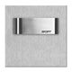 Spot LED, patrat, argintiu, 0.8W, 10VDC, incastrat trepte/perete, 4000K, IP66, MS, Skoff