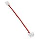 Element de conectare pentru banda LED, 10mm, cu cablu 135mm, monocolora, IP20, GTV