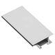 Profil Al pentru banda LED, lat, incastrat sticla, 2ml, GTV