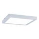 Spot LED, dimabil, tip panel, aplicat, patrat, alb, 20W, 2700K, IP40, Paulmann