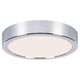Spot LED, tip panel, aparent, rotund, crom, 12.6W, 3000K, dimabil, IP44, Paulmann