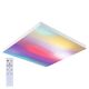 Panel LED RGB, 19W, aparent, 2700K/4000K/6500K, 450x450mm, alb, IP20, Velora Rainbow, Paulmann