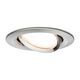 Spot LED Coin, mobil, incastrat, rotund, crom satinat, 6.5W, 2700K, IP23, Nova LED, Paulmann