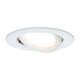 Spot LED Coin, mobil, incastrat, rotund, alb mat, 6.5W, 2700K, IP23, Nova LED, Paulmann