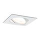 Spot LED GU10, dimabil, incastrat, mobil, patrat, alb mat, 6.5W, 2700K, IP23, Nova LED, Paulmann