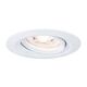 Spot LED Coin, incastrat, mobil, rotund, alb mat, 4W, 2700K, IP23, Nova mini LED, Paulmann, 942.92