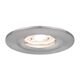 Spot LED Coin, incastrat, fix, rotund, crom satinat, 4W, 2700K, IP44, Nova mini LED, Paulmann, 943.00