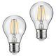 Bec LED decorativ Paulmann, E27, para, 5W, 2700K, set 2 bucati, 288.56