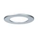 Spot LED, tip panel, incastrat, rotund, crom mat, 6W, 4000K, IP44, Paulmann