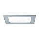 Spot LED, tip panel, incastrat, patrat, crom mat, 12W, 4000K, IP44, Paulmann