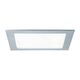 Spot LED, tip panel, incastrat, patrat, crom mat, 16.5W, 4000K, IP44, Paulmann