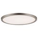 Spot LED, tip panel, incastrat, rotund, nichel mat, 12W, 3000K, IP23, Paulmann