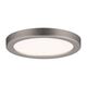 Spot LED, tip panel, incastrat, rotund, nichel mat, 5W, 3000K, IP23, Paulmann