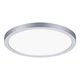 Spot LED, montaj reglabil, tip panel, rotund, 175mm, crom mat, 13W, incastrat, 4000K, IP44, Paulmann, 930.57