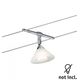 Corp de iluminat pe cabluri GU4, tip spot, montaj pe cabluri, crom/alb/crom satinat, IP20, Paulmann, 941.38