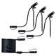 Set 3 spoturi LED, pentru gradina, gri antracit, 3x2.5W, IP65, Paulmann, 941.56