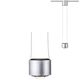 Corp de iluminat LED pe sina, tip pendul, crom mat/negru, 1500mm, LED, Paulmann, 955.20